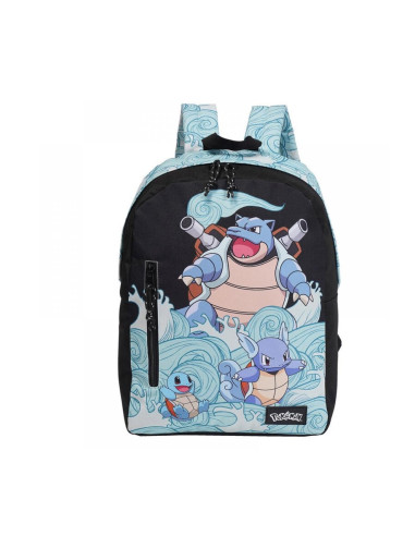 Mochila juvenil cyp brands pokemon adaptable a trolley squirtle wartortle blastoise