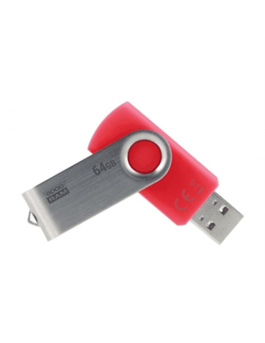 Memoria usb 3.0 goodram 64gb uts3 rojo