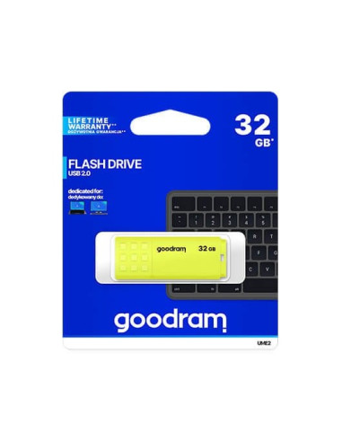 Memoria usb 2.0 goodram 32gb ume2 amarillo