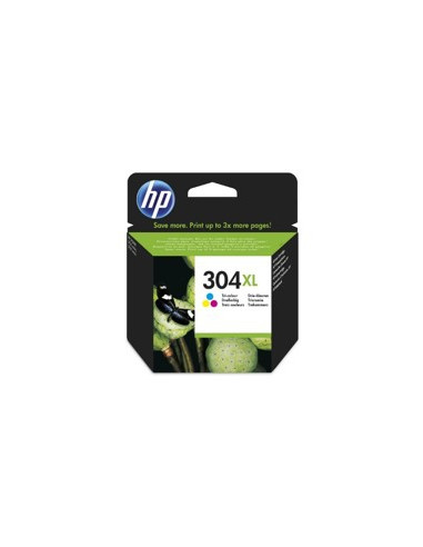 Cartucho tinta hp n9k07ae tricolor 304xl deskjet 3720 3721 3723 3730 3732 3752