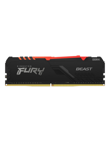 Memoria ram ddr4 16gb kingston - 3000mhz - pc4 - 24000 - fury beast - rgb