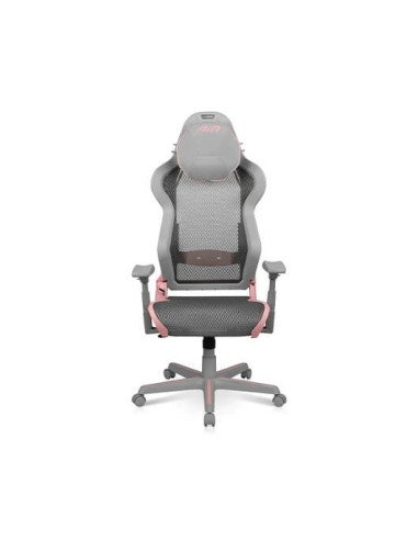 Silla gaming dxracer air pink - grey peso soportado 150kg -  reposabrazos 4d -  malla -  air - r1s - gp.g - e1