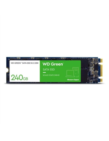 Disco duro interno ssd wd western digital green wds240g3g0b 240gb m.2 sata 3