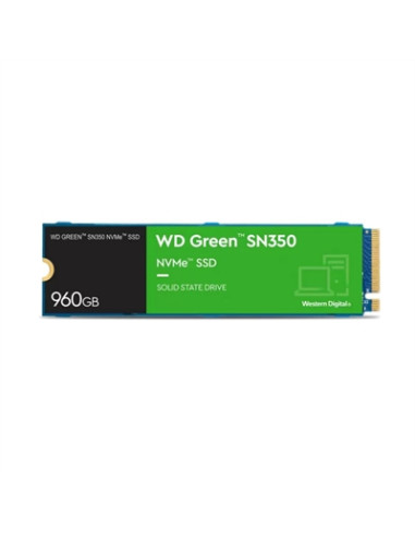 Disco duro interno ssd wd western digital green sn350 wds960g2g0c 960gb m.2 pci express 3.0