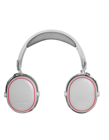 Auriculares inalambricos mars gaming mhww con microfono blanco espacial