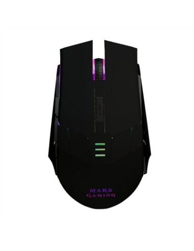 Mouse raton mars gaming mm116 optico usb 3200pp negro