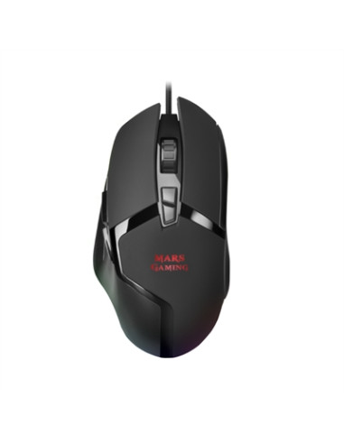 Mouse raton mars gaming mmgx optico usb 8 botones 10000dpi negro