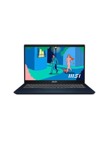 Portatil msi modern 15 b7m - 059xes star blue ryzen 5 7530u -  16gb -  ssd 512gb -  15.6pulgadas fhd -  freedos