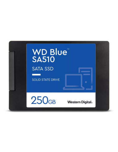 Disco duro interno ssd wd western digital blue wds250g3b0a 250gb 2.5pulgadas sata 3