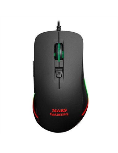 Mouse raton mars gaming mm118 optico usb 6 botones 9800ppp