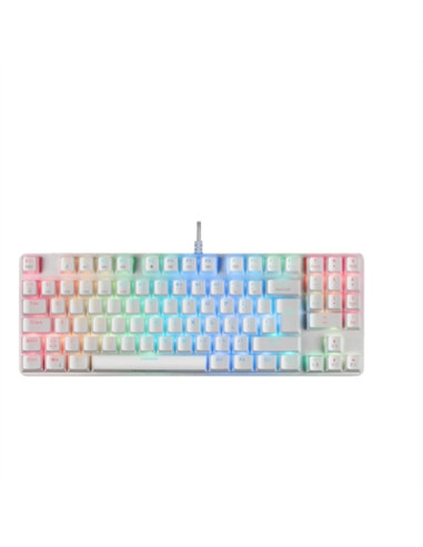 Teclado mars gaming mkrevoprowrpt rgb mecanico blanco portugues