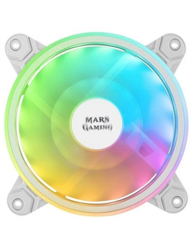 Ventilador mars gaming mfx blanco 120mm dual argb