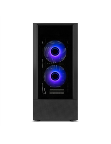 Caja ordenador gaming nox hummer nemesis atx 2 x usb 3.0 2 x usb 2.0 negra argb