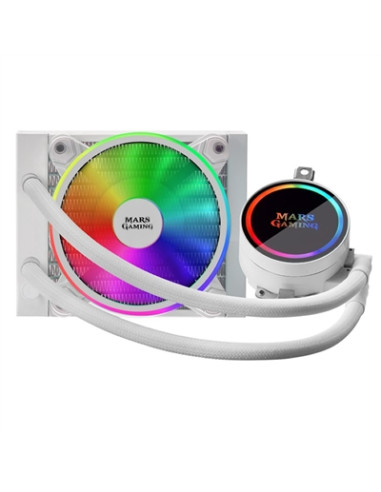 Kit de refrigeracion mars gaming ml120 blanco 200w 1 x 120mm rgb