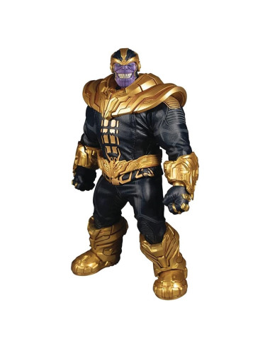 Figura  mezco toys thanos 21 cm marvel 1:12 collective