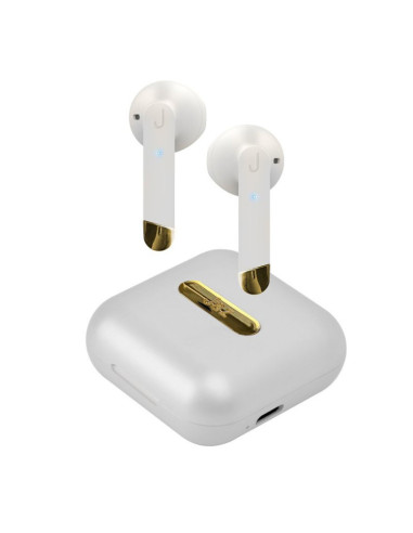 Auriculares inalambricos sbs tejzearhooxbtw bluetooth 5.0 blanco