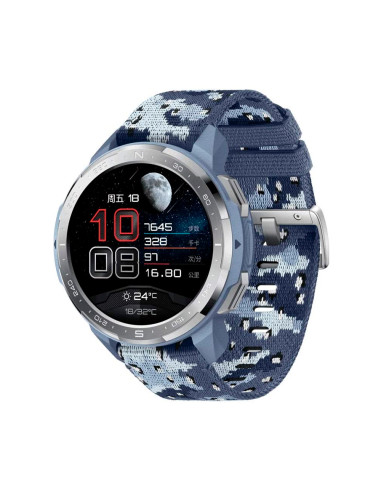 Reloj smartwatch honor watch gs pro camo blue f.cardiaca - gps - bt - 5 atm