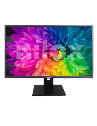 Monitor led 24pulgadas nilox nxm24reg01 va - fhd - hdmi - dp - vga - 75hz - 4ms - vesa 100 x 100