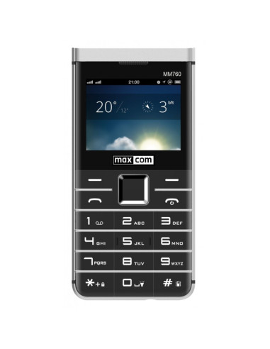 Telefono movil maxcom comfort mm750 negro 2.3pulgadas -  2mpx -  2g