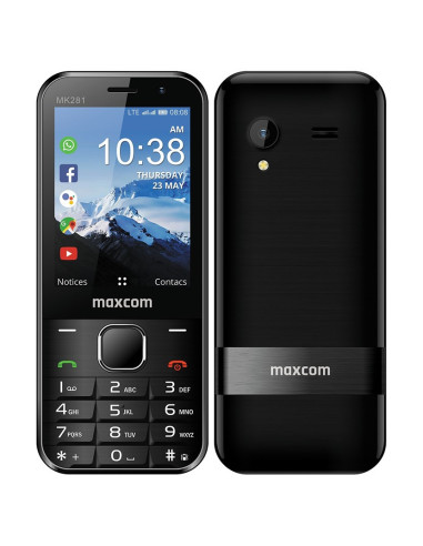 Telefono movil maxcom classic mk281 negro -  3.2pulgadas -  4gb rom -  512mb ram -  5 mpx -  0.3 mpx -  4g