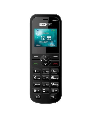 Telefono fijo inalambrico con tarjeta sim maxcom dec mm36d 1.77pulgadas -  3g