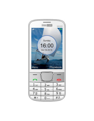 Telefono movil maxcom mm320 white -  3.2pulgadas -  2 mpx -  2g