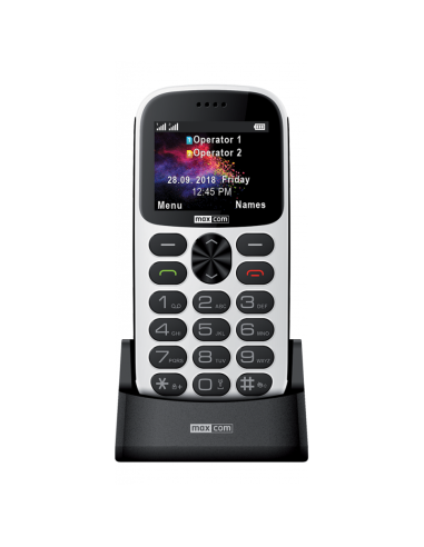 Telefono movil maxcom mm471 blanco -  2.2pulgadas -  2mpx -  2g