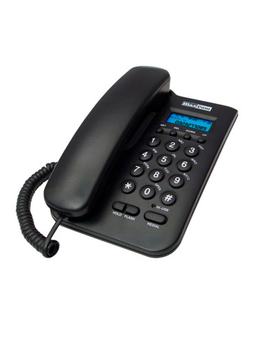 Telefono fijo maxcom kxt100 black