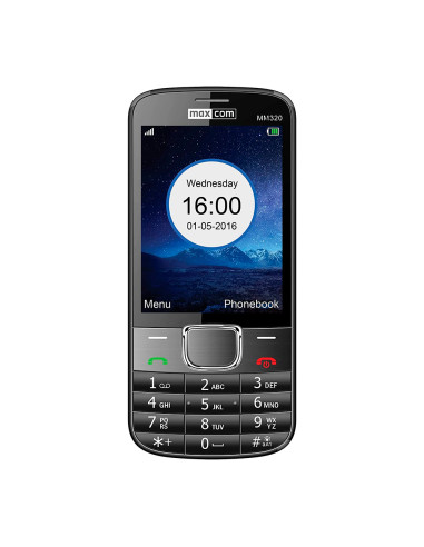 Telefono movil maxcom mm320 black -  3.2pulgadas -  2 mpx -  2g