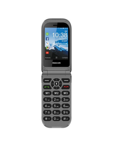 Telefono movil maxcom mk399 negro -  2.8pulgadas -  4gb rom -  512mb ram -  2mpx -  4g