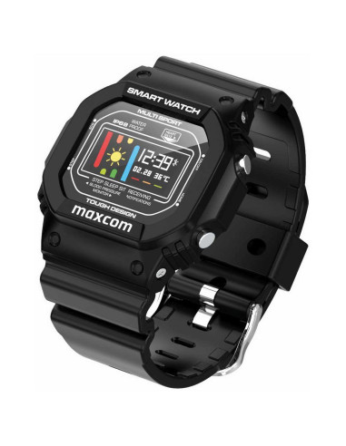 Reloj deportivo smartwatch maxcom fw22 black -  0.96pulgadas -  bt