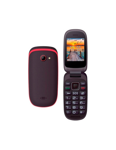 Telefono movil maxcom mm818 black red -  2.4pulgadas -  1gb ram -  0.3pulgadas -  2g