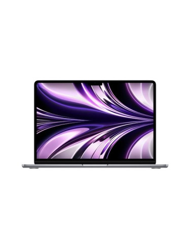 Portatil apple macbook air 13 mba 2022 space grey m2 tid -  chip m2 8c -  8gb -  ssd 512gb -  gpu 10c -  13.6pulgadas mlxx3y - 