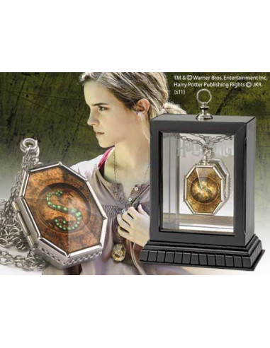 Replica the noble collection harry potter guardapelo horrocrux de salazar slytherin en expositor