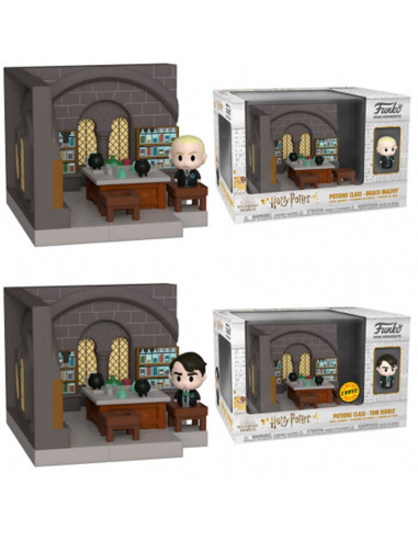 Mini moments funko harry potter aniversario draco malfoy clases de pociones con opcion chase 57362