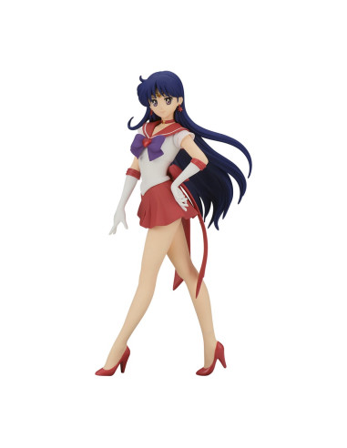 Figura banpresto pretty guardian sailor moon eternal the movie glitter & glamours super sailor mars marte ver b