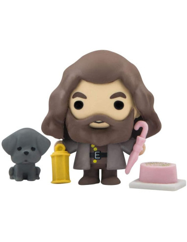 Figura de goma gomee harry potter rubeus hagrid 8 cm