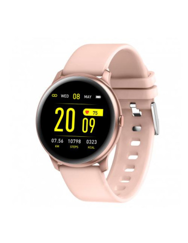 Reloj smartwatch maxcom fw32 neon pink gold 0.96pulgadas