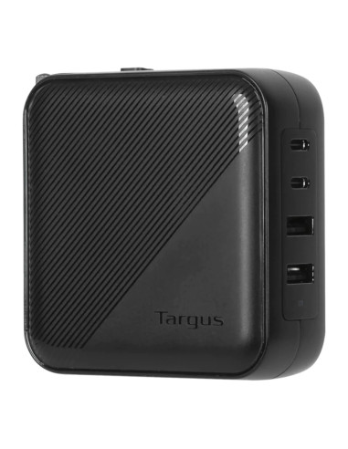 Cargador adaptador targus gan charger 100w 2 x usb 2.0 2 x usb tipo c