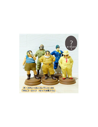 Surtido figuras semic porco rosso 6 figuras porco rosso studio ghibli