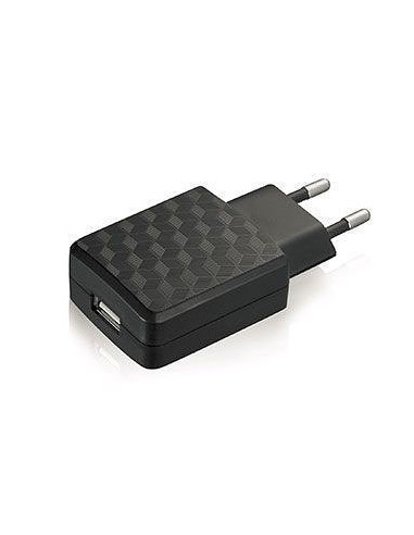 Cargador de pared leotec usb 5v 2a usb - 2.5mm usb - micro usb negro