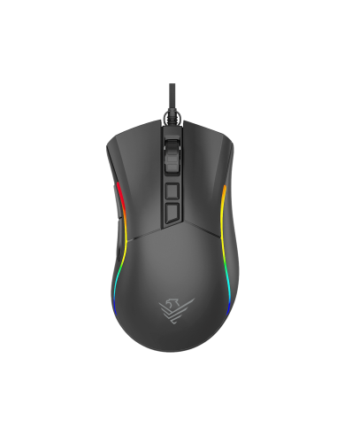 Ratón gaming phoenix void 12000 dpi de alto rendimiento negro rgb usb