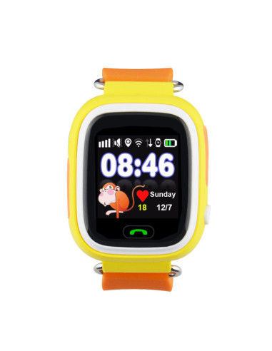 Reloj smartwatch leotec kids way gps antiperdida naranja 1.22pulgadas