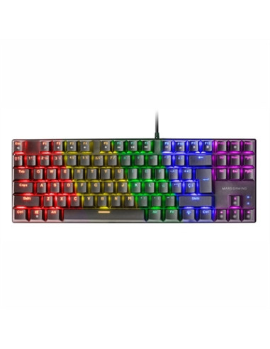 Teclado mars gaming mk80 usb 2.0 rgb mecanico negro