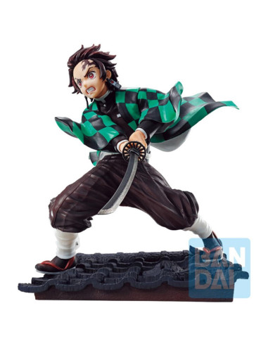 Figura bandai ichibansho demon slayer kimetsu no yaiba tanjiro kamado 14 cm exclusiva