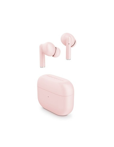 Auriculares micro energy sistem style 2 rosa true wireless estereo - carga inalamb - estuche car