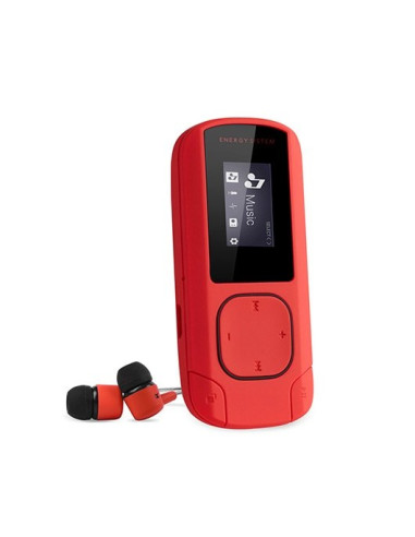 Reproductor mp3 energy sistem coral 8gb - clip - radio fm - micro sd