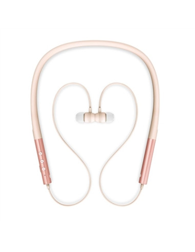 Auriculares energy sistem bluetooth oro rosa