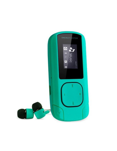 Reproductor mp3 energy sistem menta 8gb - clip - radio fm - micro sd