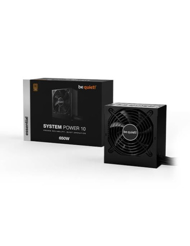 Fuente de alimentacion be quiet! system power 10 gaming atx 650w